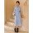 Solid Raglan Sleeve Belted Shirt Dress