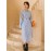 Solid Raglan Sleeve Belted Shirt Dress
