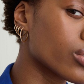 Pavé Diamond Huggie Hoops